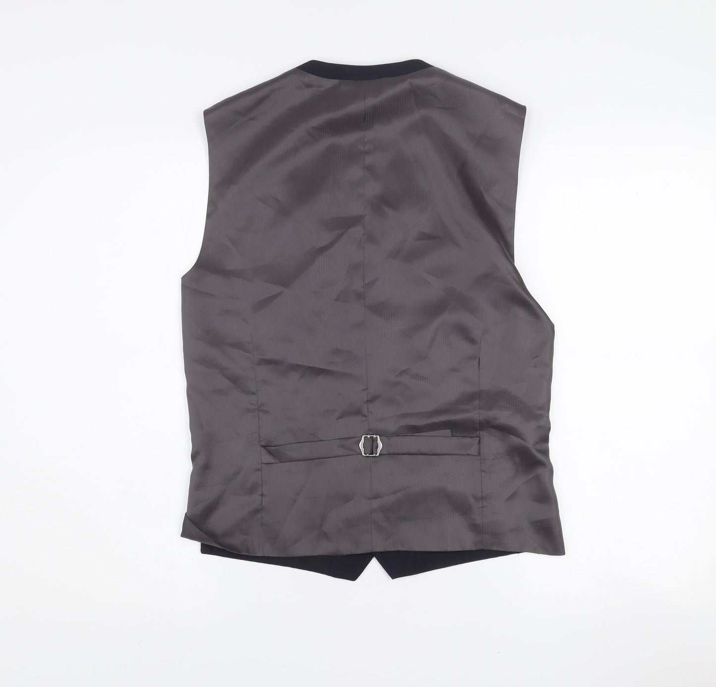 Next Men's Blue Regular Fit Waistcoat Size 36 Formal Classic Style