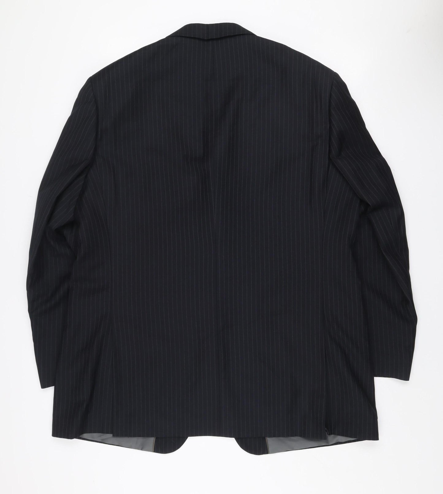 Marks and Spencer Men’s Navy Stripe 46L Long Suit Jacket