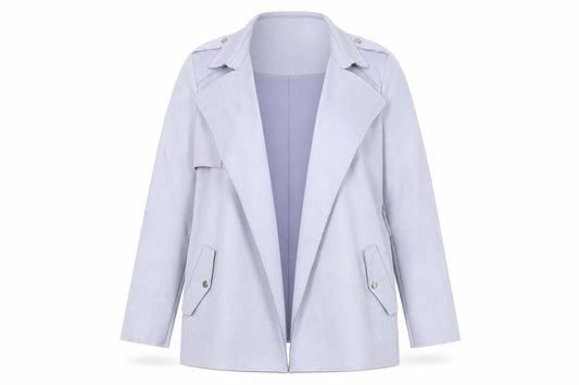 Next Women Blue Size 12 Regular Fit Notch Lapel Tailored Blazer