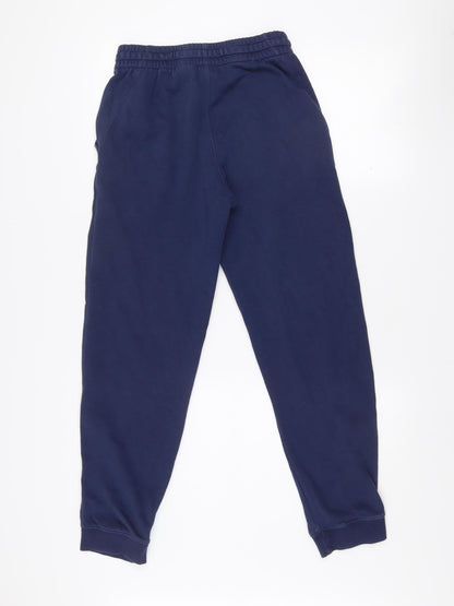 Nike Men Blue XL Fleece Jogger Sweatpants Tapered Fit Activewear
