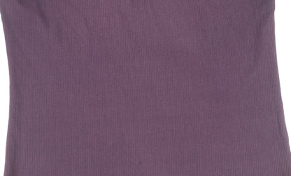 Mountain Life Women's Purple Size 14 1/4 Zip Fleece Sweatshirt