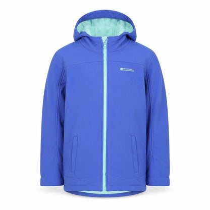 Boys UK Size 11-12 Years Mountain Warehouse Blue Soft Shell