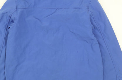 Mountain Warehouse Boys Blue Soft Shell Hooded Jacket 11-12 Years