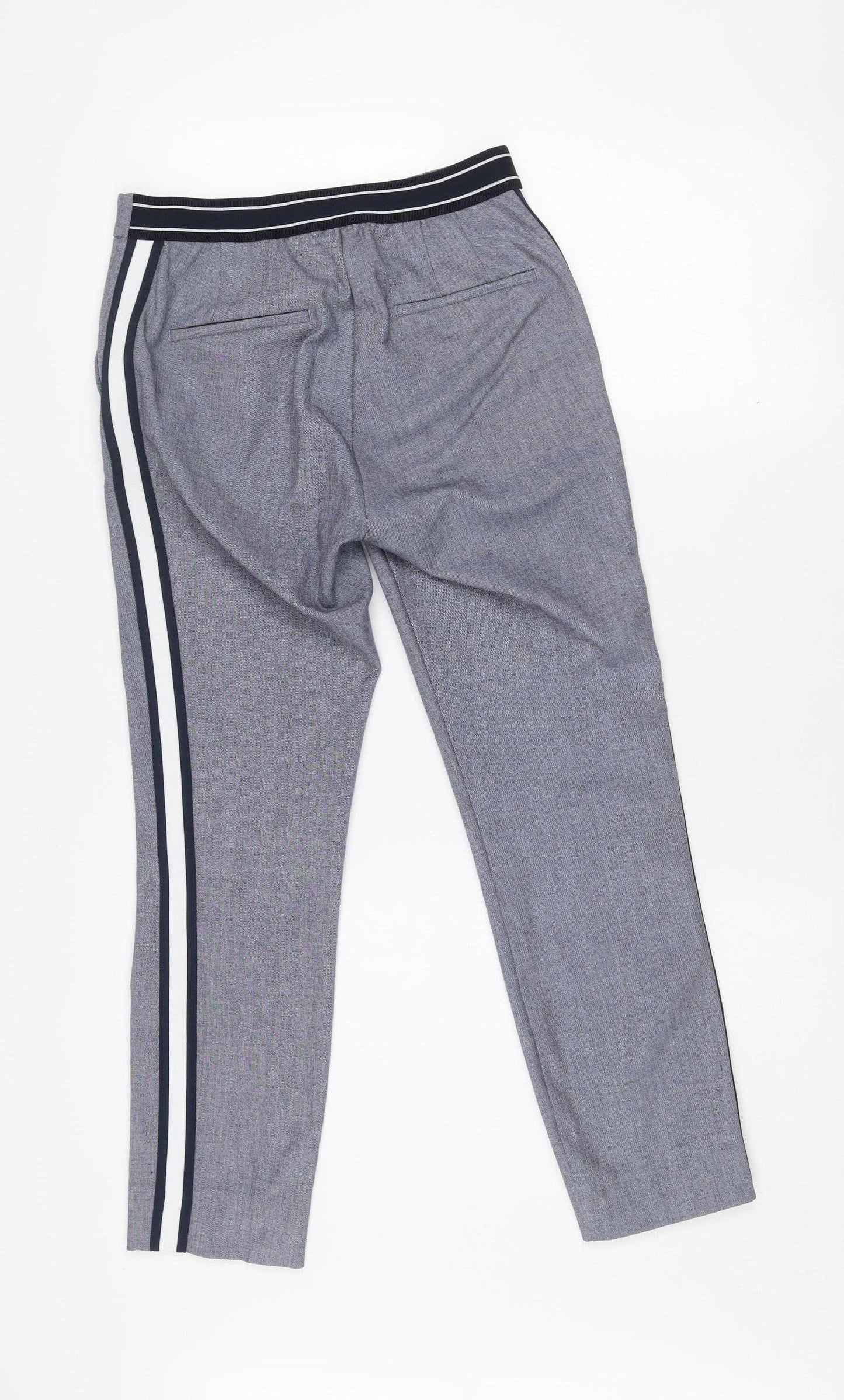 ZARA BASIC Women's Grey Slim Fit Jogger Trousers Size S