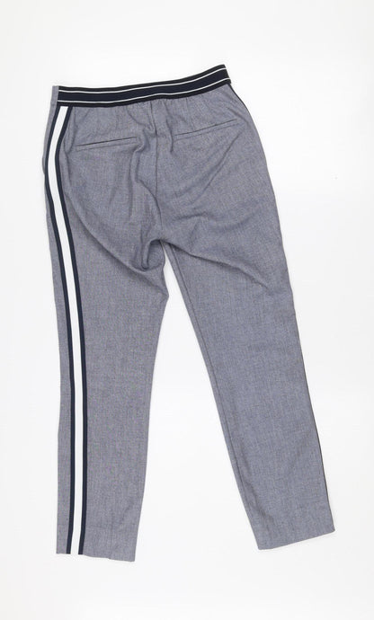 ZARA BASIC Women's Grey Slim Fit Jogger Trousers Size S