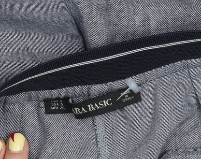 ZARA BASIC Women's Grey Slim Fit Jogger Trousers Size S