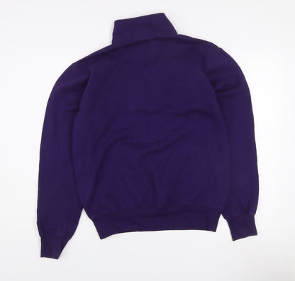 Champion Women's Purple Clemson Fleece 1/4 Zip Sweatshirt Size S