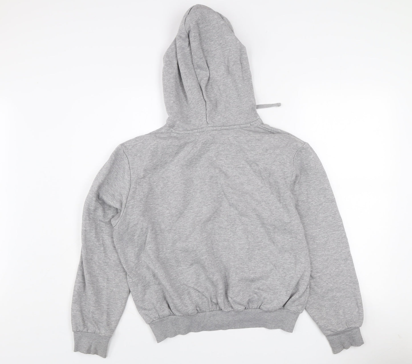 H&M Divided Girls Grey NASA Pullover Hoodie M Cotton Blend Fleece