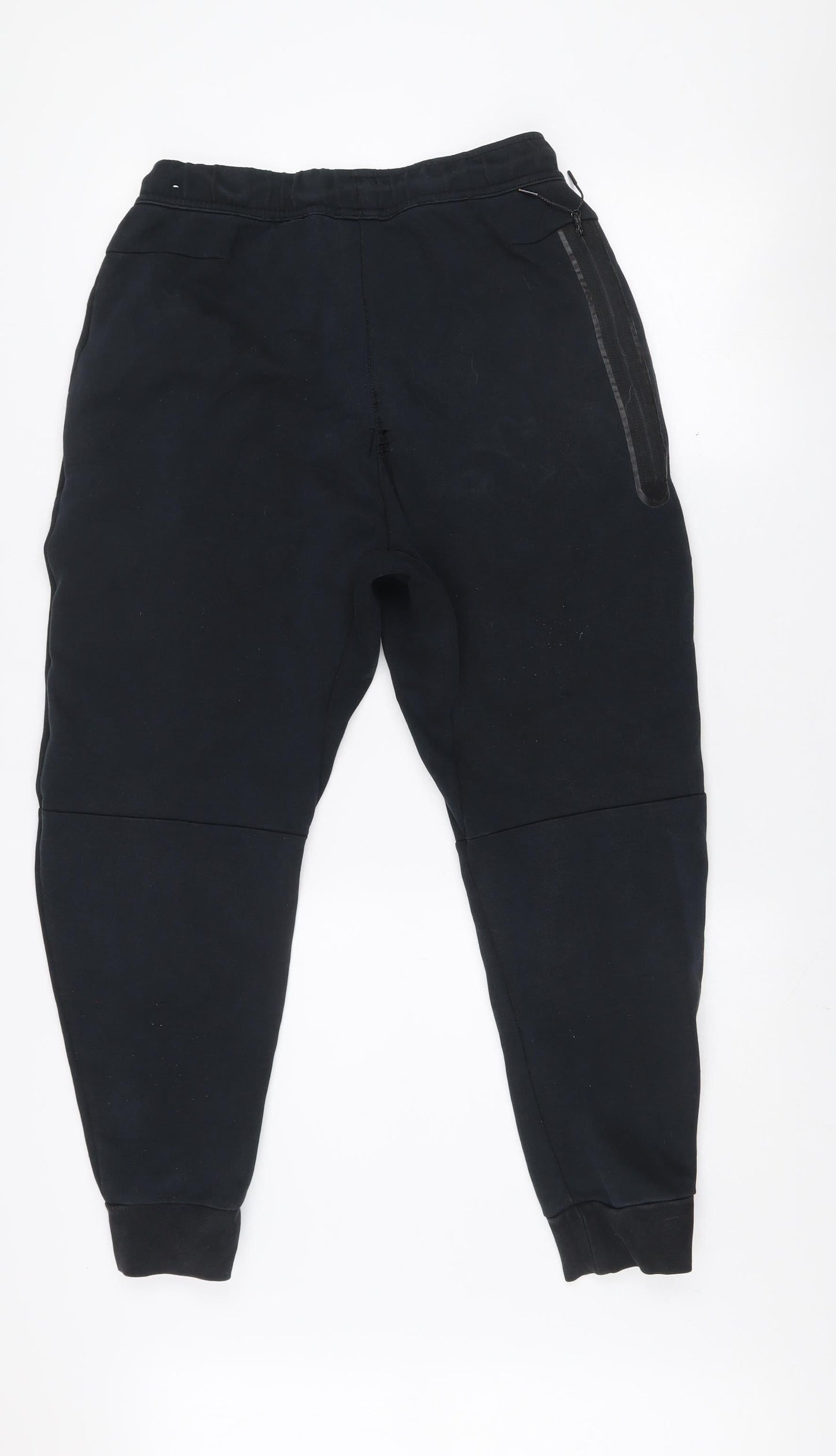 Nike Men Black M Jogger Sweatpants Cotton Blend Drawstring Tapered Fit