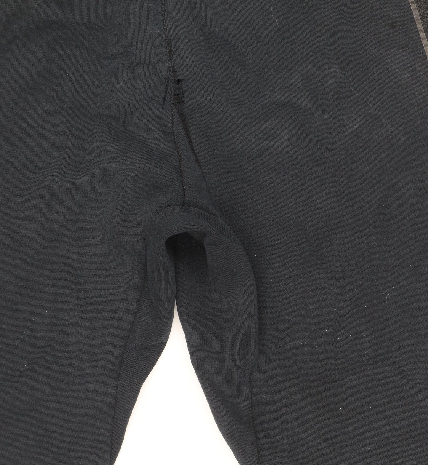 Nike Men Black M Jogger Sweatpants Cotton Blend Drawstring Tapered Fit