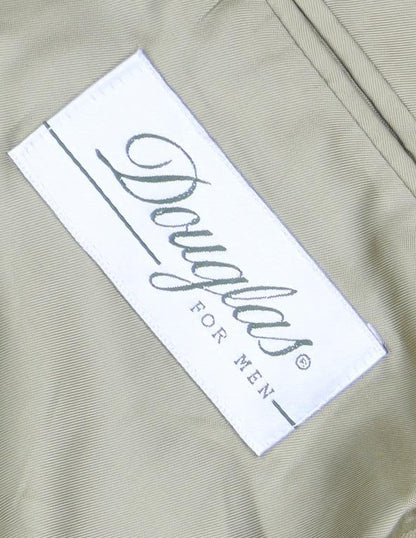 Mens UK Size 42 Douglas For Men Regular Beige Suit Jacket