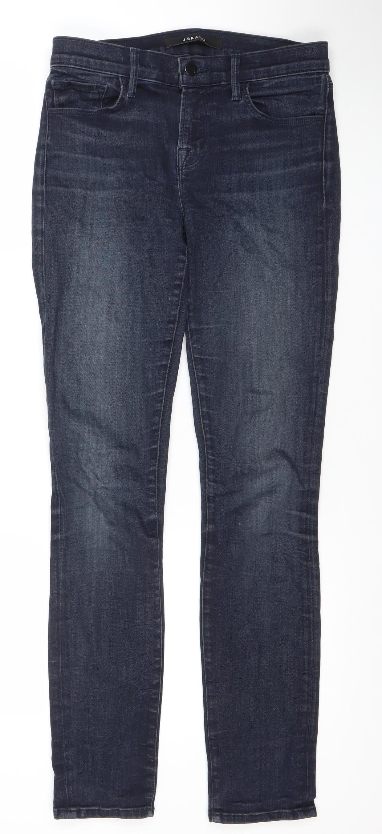 J Brand Womens Blue Skinny Stretch Jeans Size 26 Slim Fit