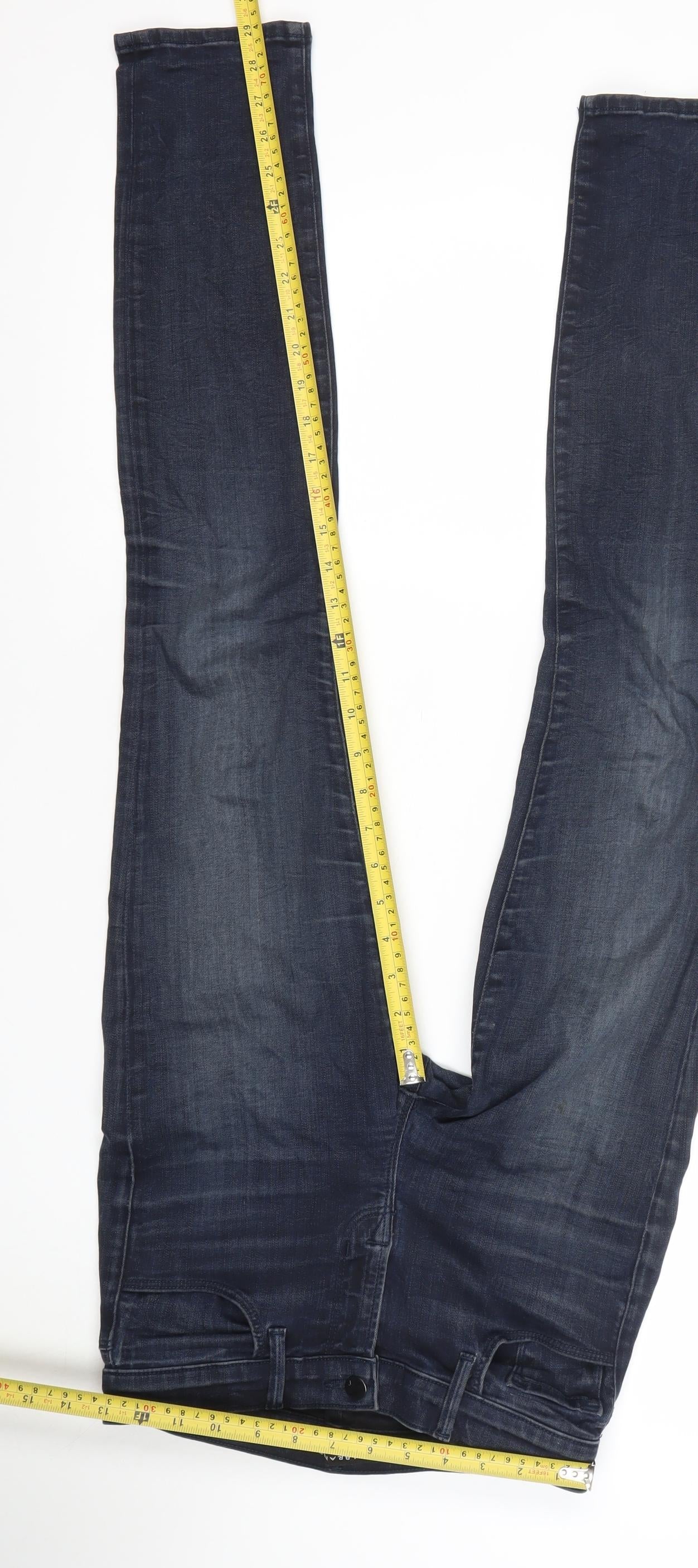 J Brand Womens Blue Skinny Stretch Jeans Size 26 Slim Fit