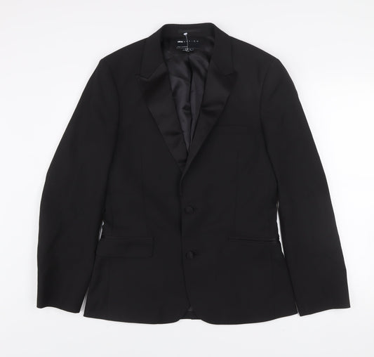 Mens UK Size 38 ASOS DESIGN Regular Black Suit Jacket