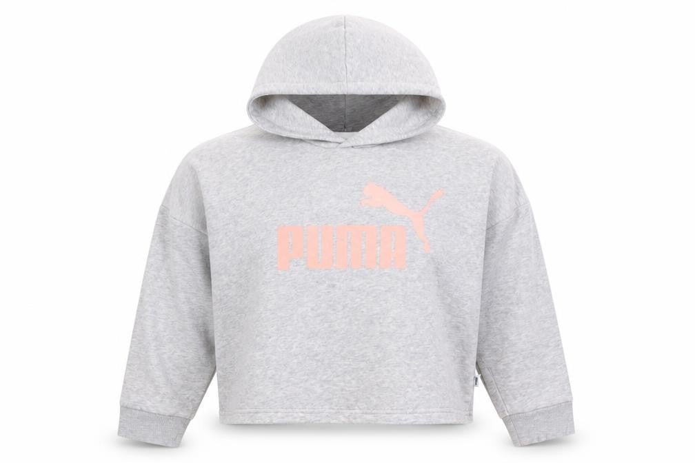 Teens UK Size 164 PUMA Grey Pullover Hoodie