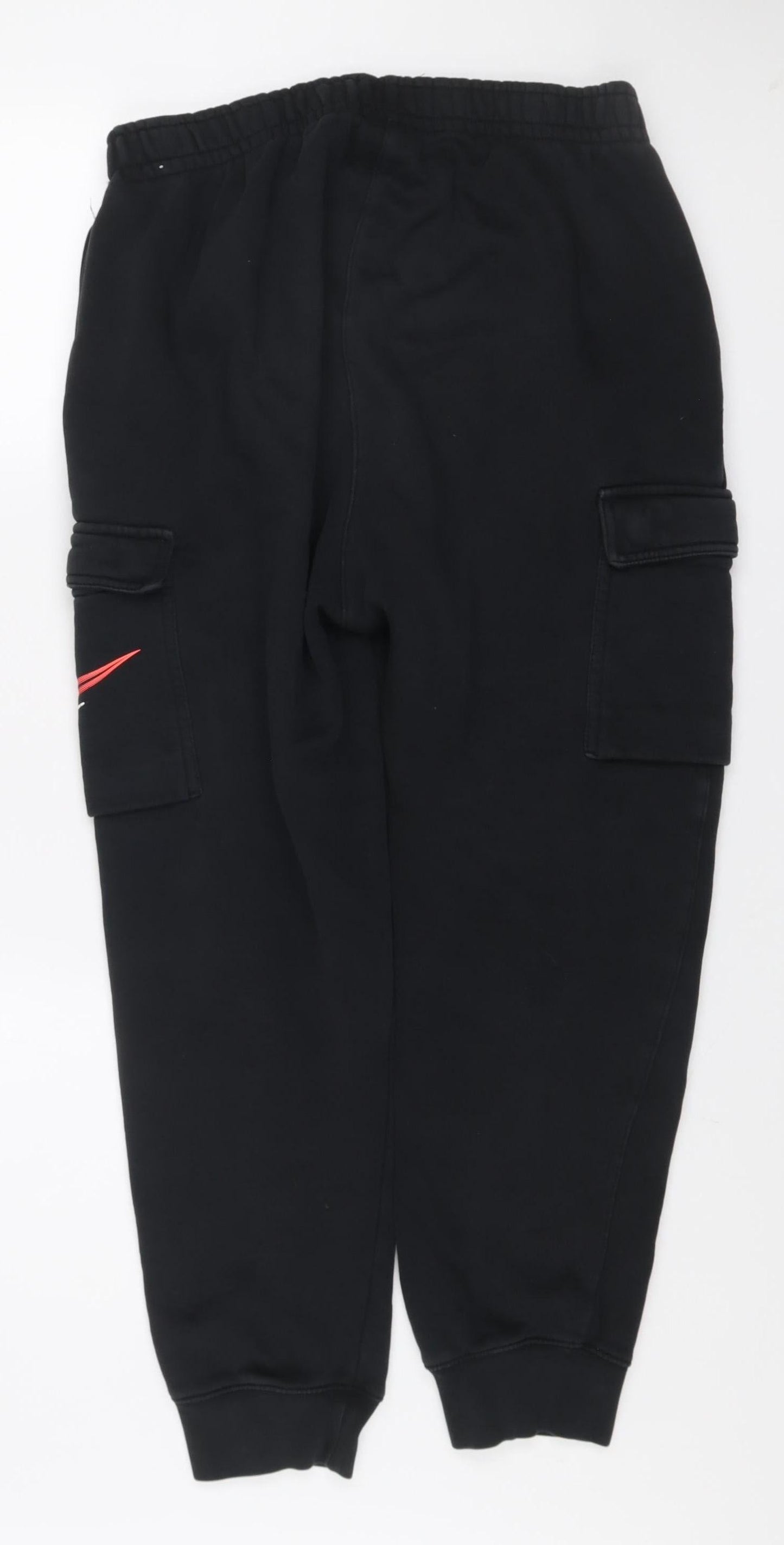 Nike Men's Black Fleece Jogger Trousers Size M Regular Fit