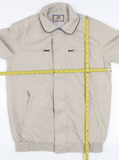 Aldon Men's Beige Polyester Casual Jacket Size S