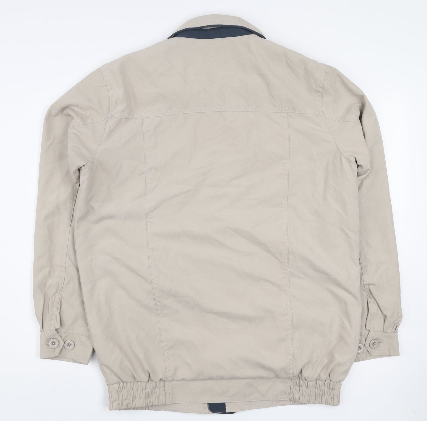 Aldon Men's Beige Polyester Casual Jacket Size S
