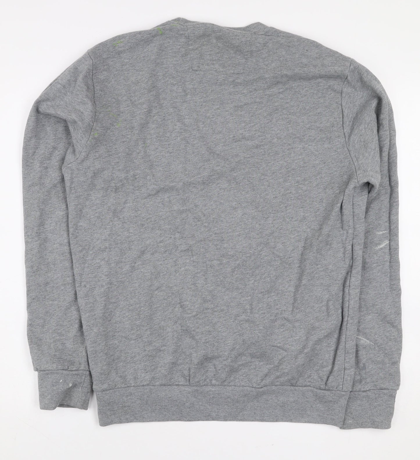 Ben Sherman Men’s Grey Graphic Skull Crew Neck Sweatshirt Size M