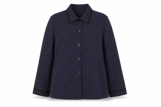 Slimma Womens Navy Blue Size 18 Classic Suit Jacket Polyester Lined