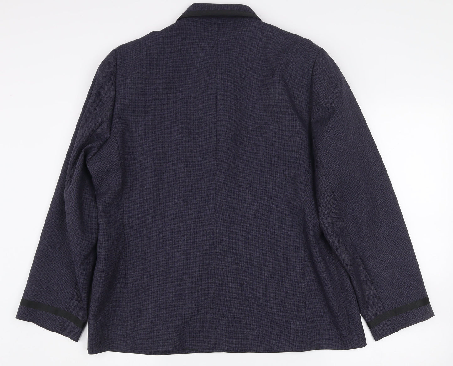 Slimma Womens Navy Blue Size 18 Classic Suit Jacket Polyester Lined