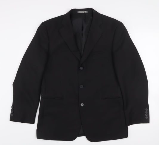 Mens UK Size 38 Taylor & Wright Regular Black Suit Jacket