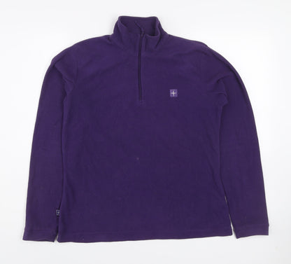 Womens UK Size 12 Mountain Warehouse Purple Pullover Sweatshirt