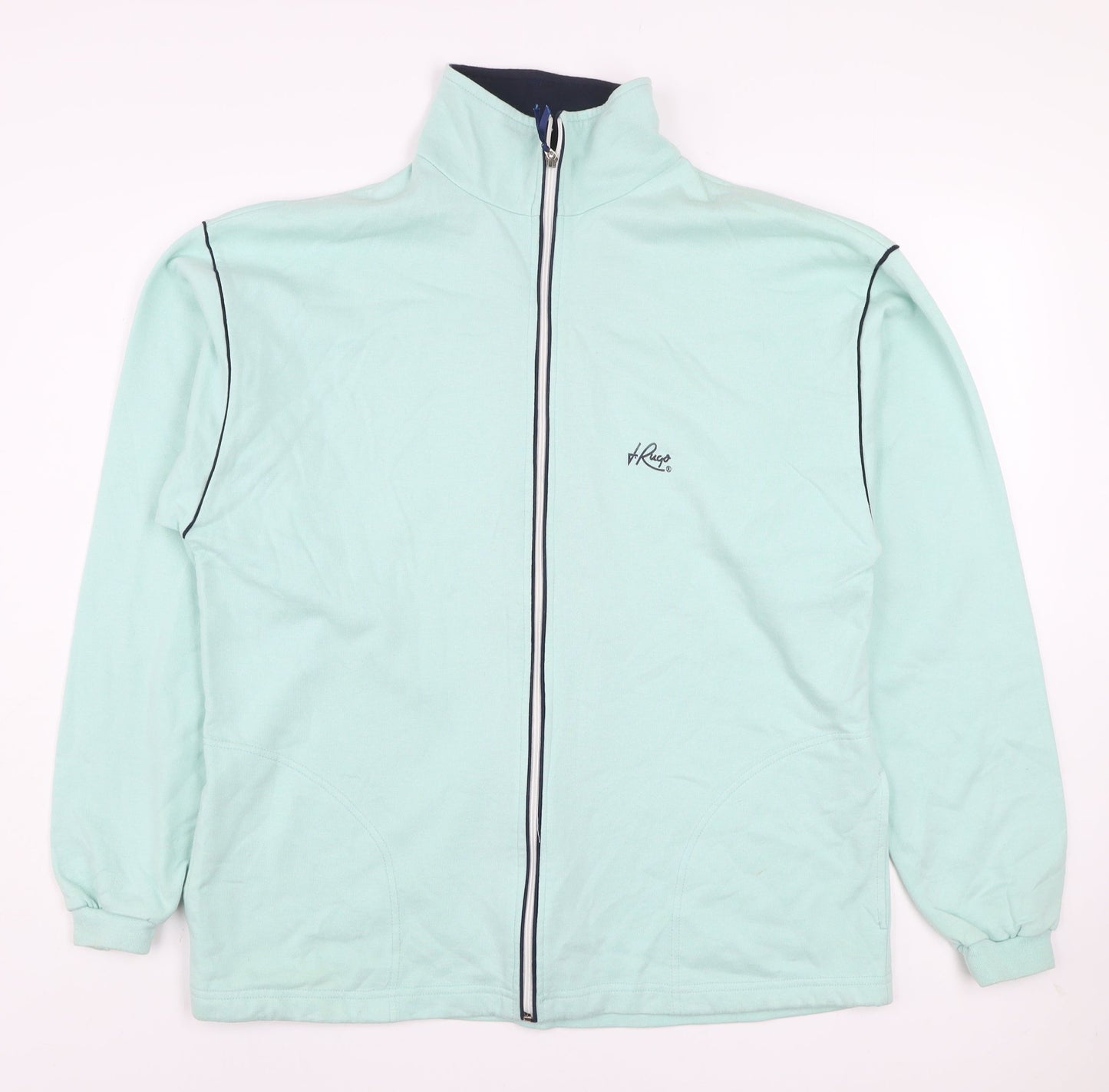 J.Rugo Women’s Mint Green Full Zip Sweatshirt XL Relaxed Fit
