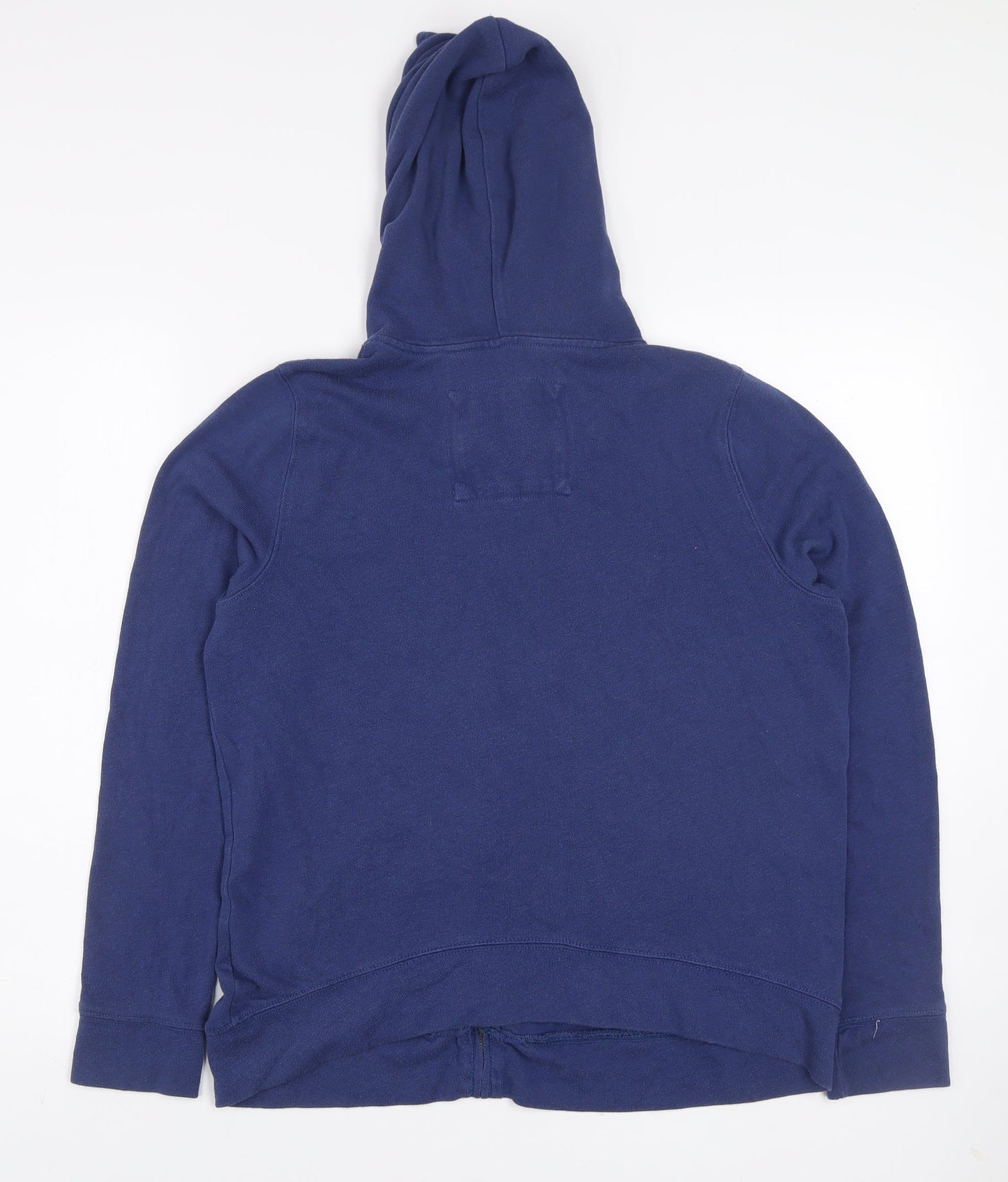 Abercrombie & Fitch Women's Blue Full Zip Hoodie Size L Cotton Blend