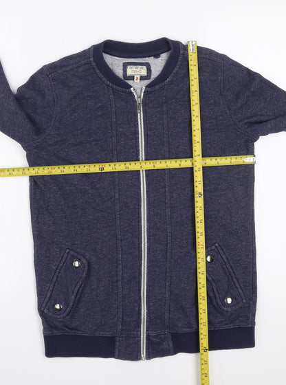NEXT Womens Navy Blue Full Zip Sweatshirt Size 8