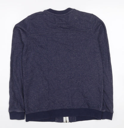 NEXT Womens Navy Blue Full Zip Sweatshirt Size 8