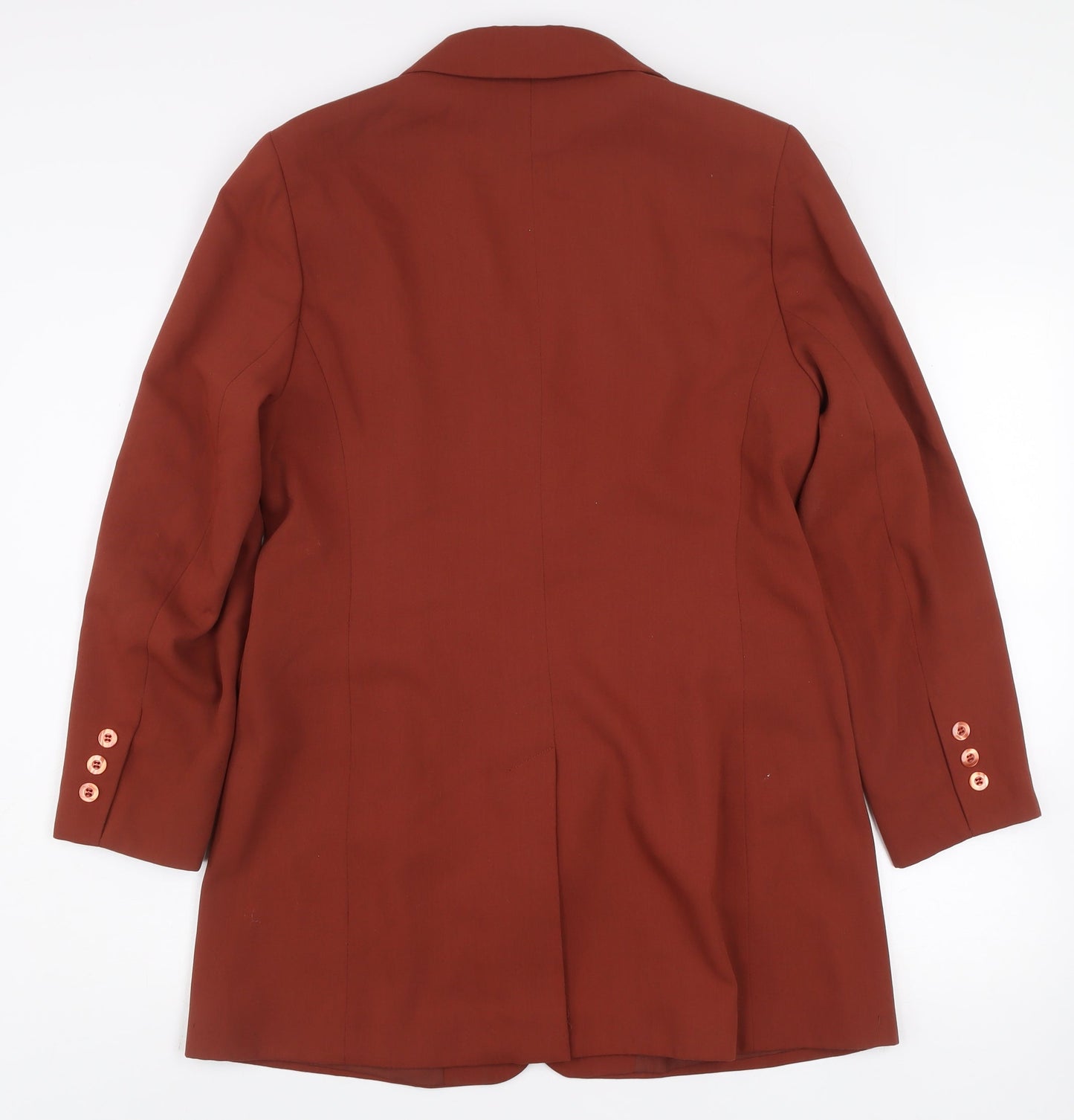 Modern Classics Women's Brown Size 12 Long Blazer Jacket