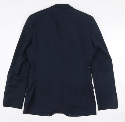 Mens UK Size 38 Red Herring Regular Blue Suit Jacket