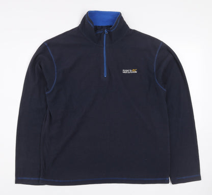 Mens UK Size M Regatta Blue Pullover Sweatshirt