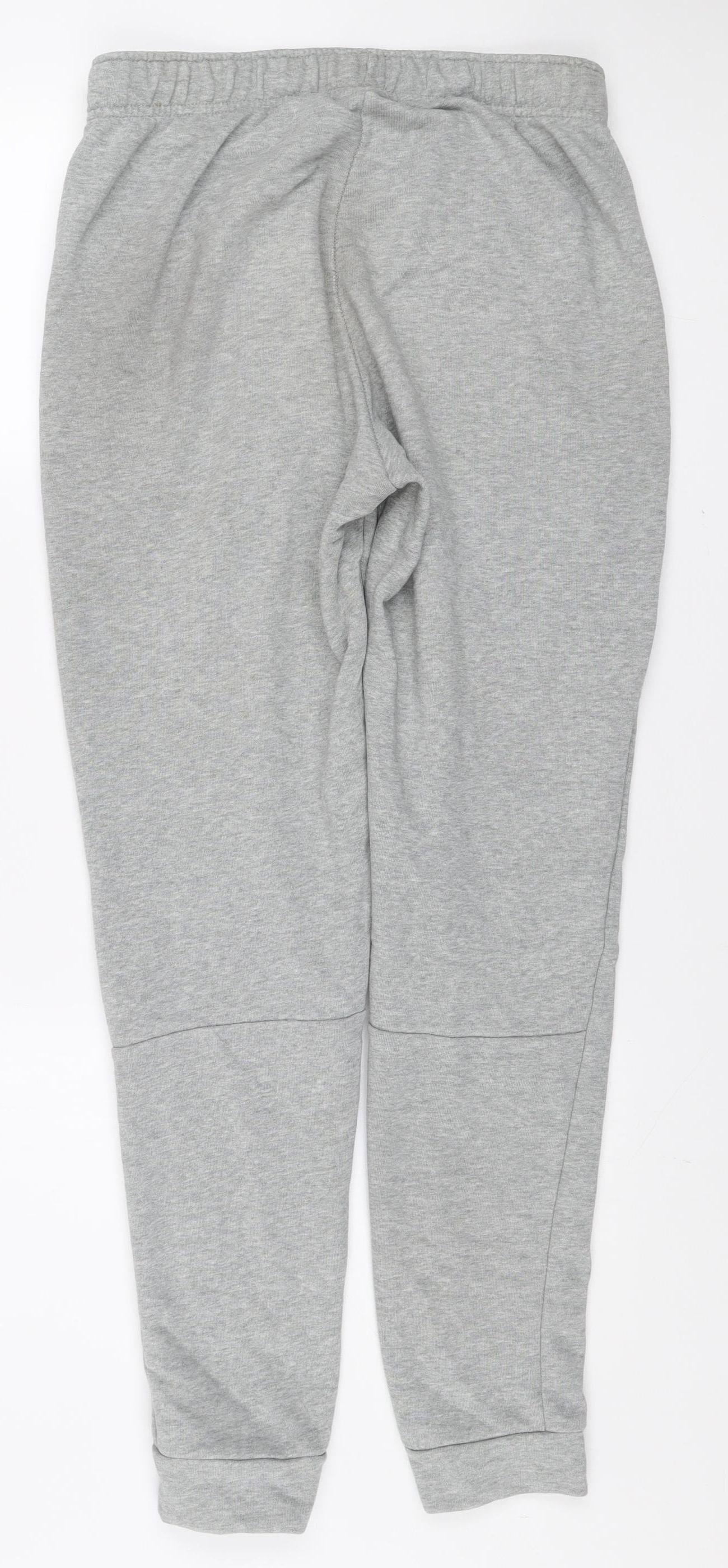Nike Men's Grey Dri-Fit Jogger Sweatpants Small Regular Fit