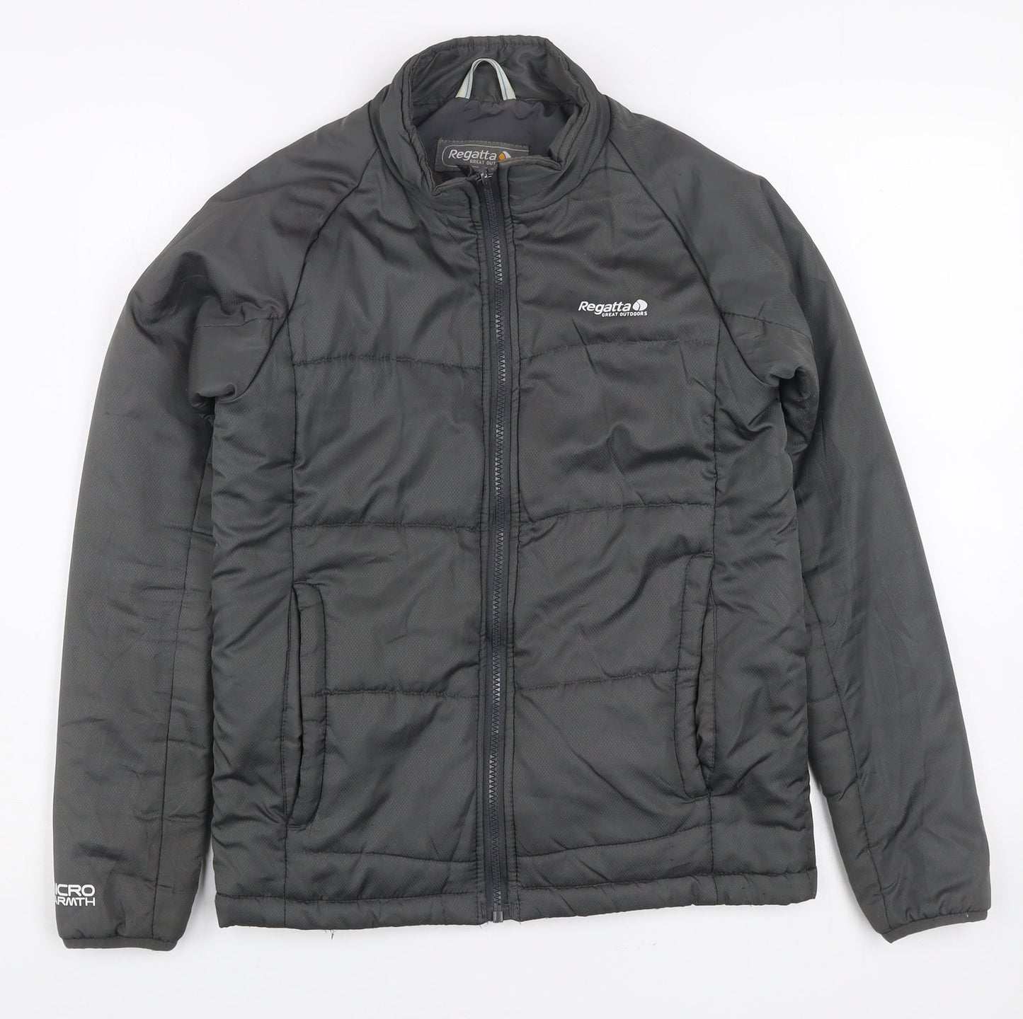 Regatta Boys Grey Full Zip Insulated Puffer Jacket 12-13 Years