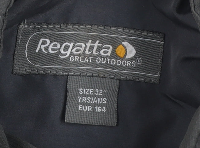 Regatta Boys Grey Full Zip Insulated Puffer Jacket 12-13 Years