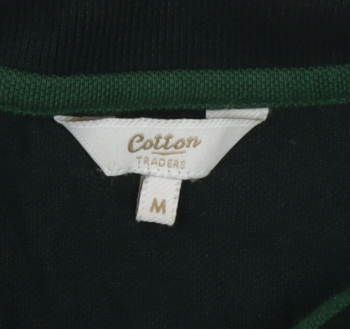 Cotton Traders Women's Evergreen Polo Shirt M 100% Cotton