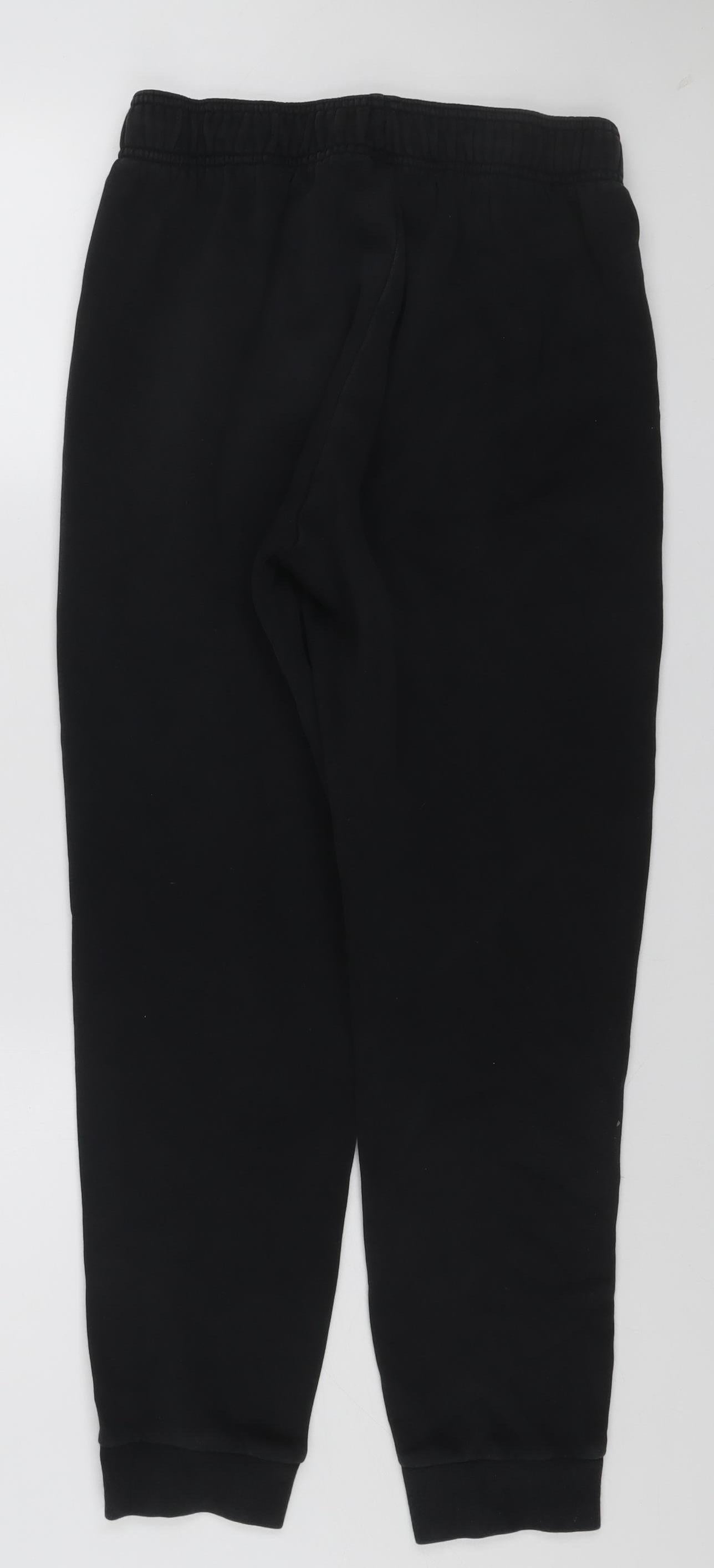 Adidas Women Black L Jogger Sweatpants Elastic Waist Pockets