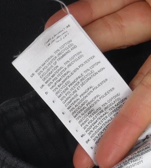 Adidas Women Black L Jogger Sweatpants Elastic Waist Pockets