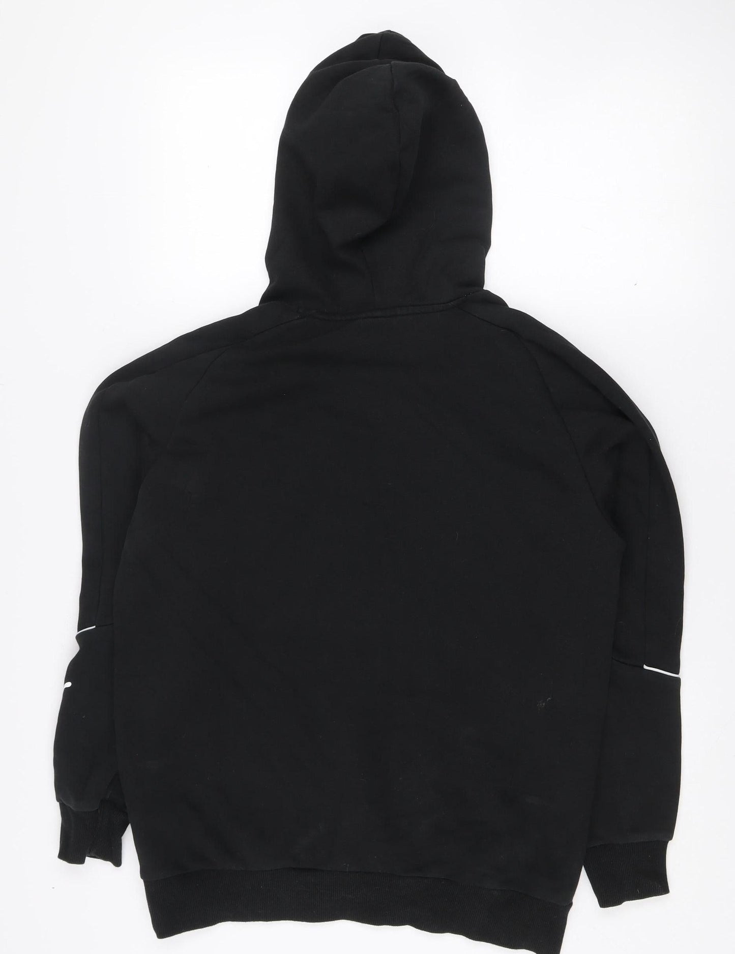 Mens UK Size S PUMA Black Pullover Hoodie