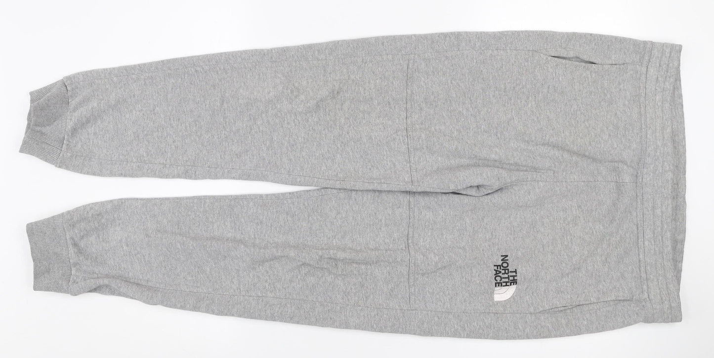 The North Face Men's Grey M Sweatpants Jogger Trousers Cotton Blend