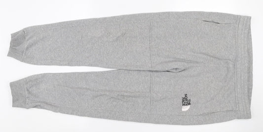 The North Face Men's Grey M Sweatpants Jogger Trousers Cotton Blend