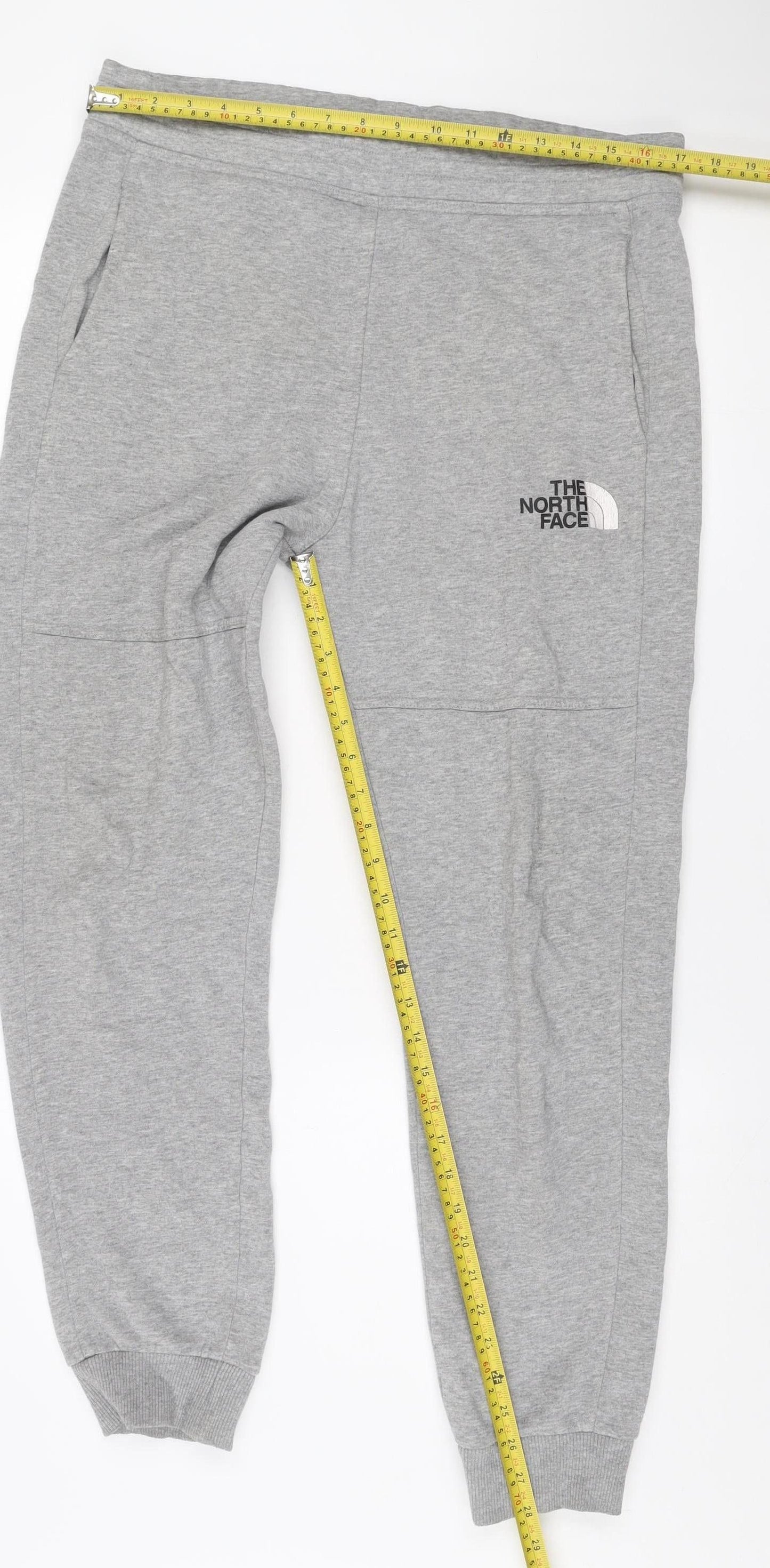 The North Face Men's Grey M Sweatpants Jogger Trousers Cotton Blend