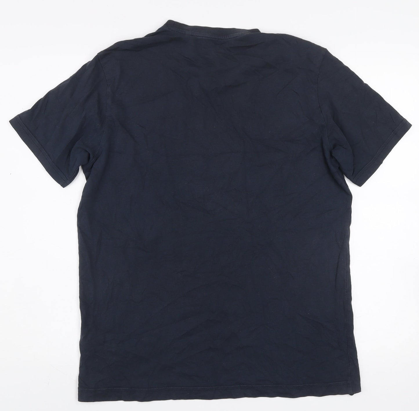 Original Penguin Men’s Blue Cotton Crew Neck T-Shirt Size L