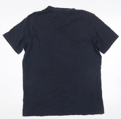 Original Penguin Men’s Blue Cotton Crew Neck T-Shirt Size L