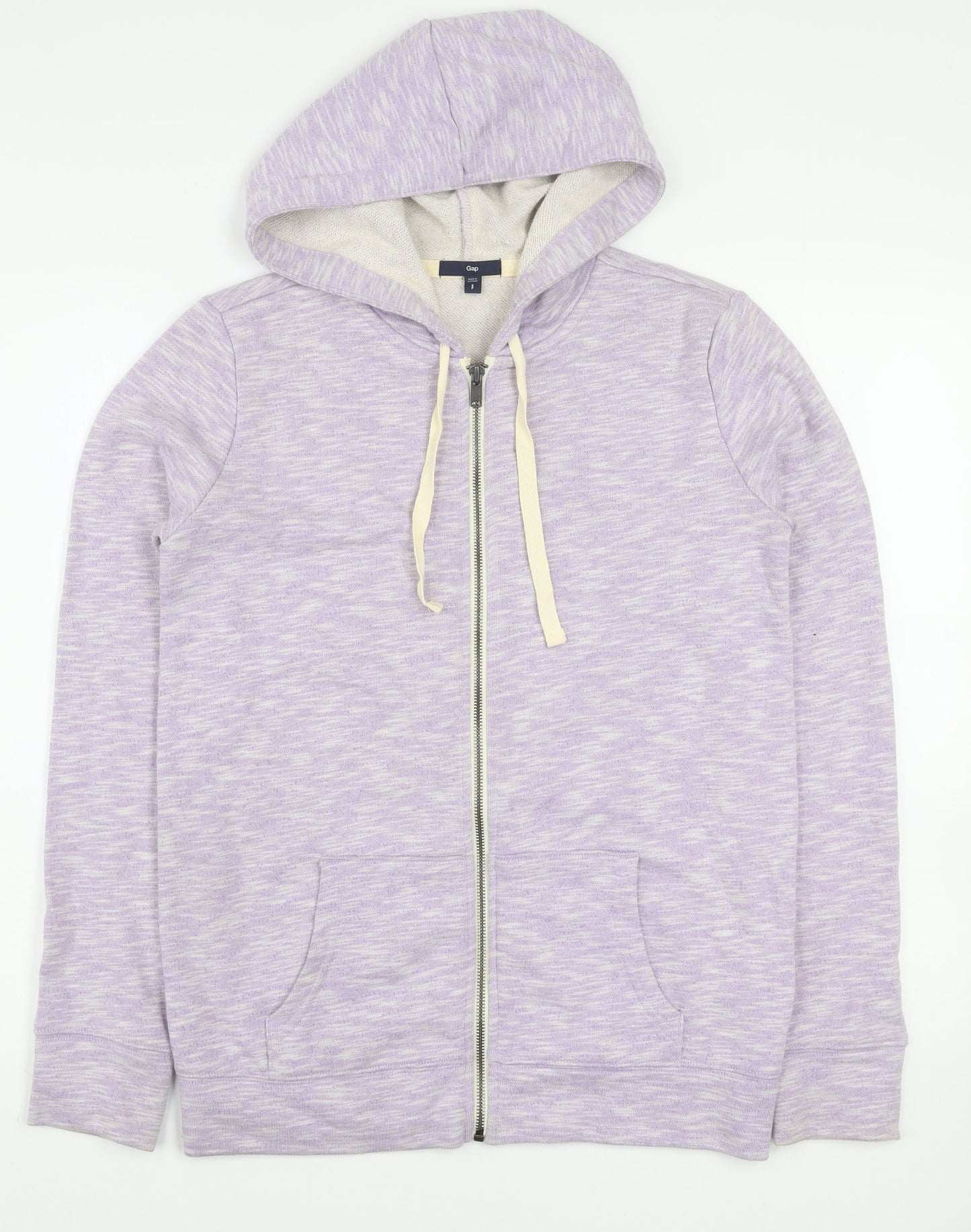 Gap Women Lilac Full Zip Hoodie Size Small Cotton Blend