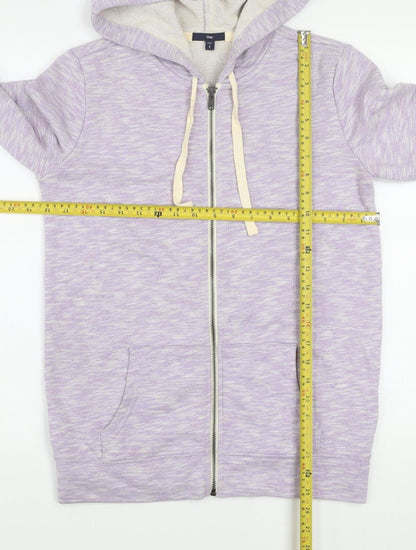 Gap Women Lilac Full Zip Hoodie Size Small Cotton Blend