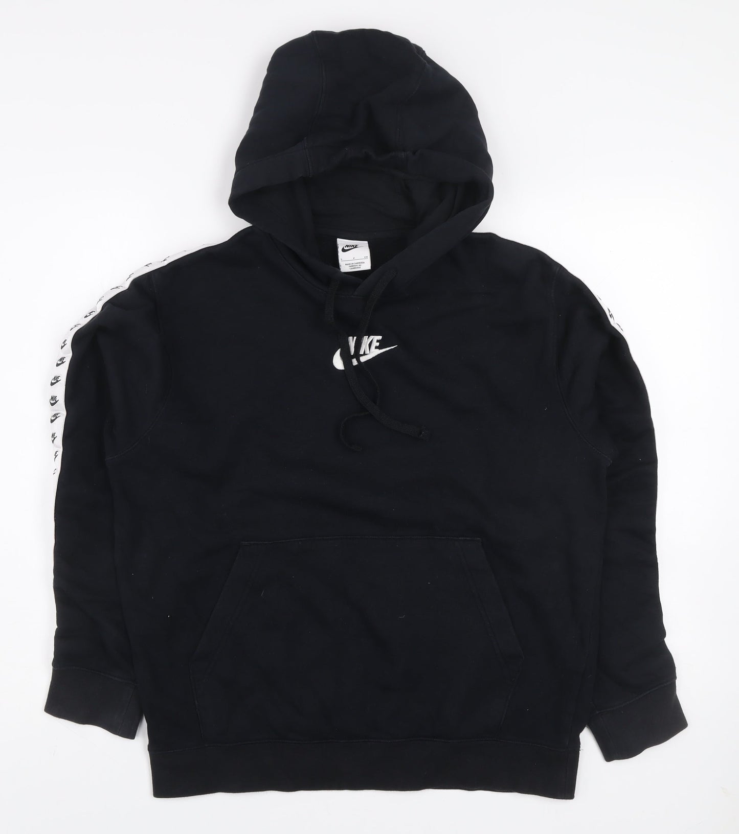 Mens UK Size S Nike Black Pullover Hoodie