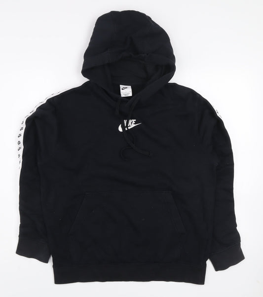 Mens UK Size S Nike Black Pullover Hoodie